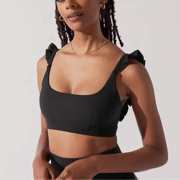 Popflex romance ruffle bra black - Picture 2 of 6